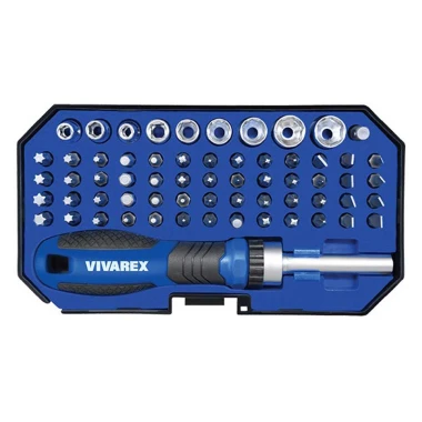ست سری پیچ گوشتی و بکس 63 عددی ویوارکس مدل VR6365-SD