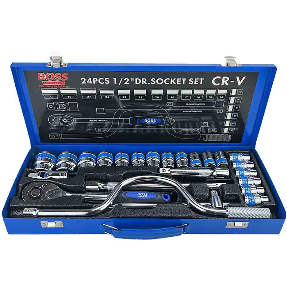 جعبه بکس 24 عددی باس BS-24pcs